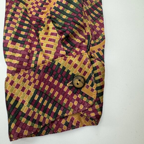 Gianni Petite Women's Long Sleeve Button-Up Blouse Size 8 - Picture 6 of 9